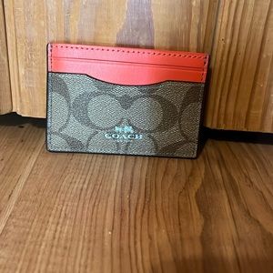 Coach card holder